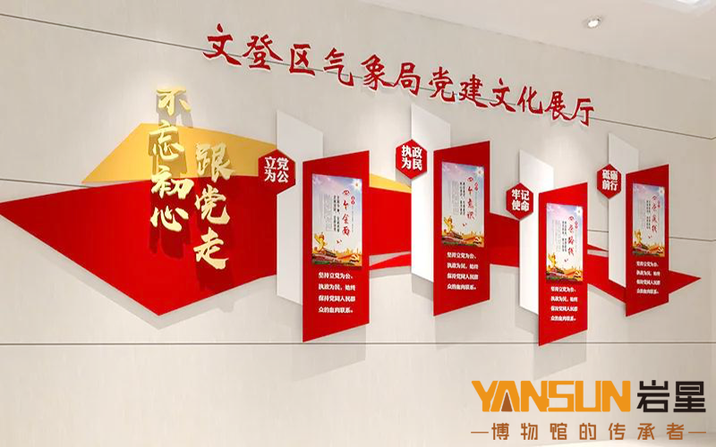 巖星建設|黨建展館設計中要注意的三大板塊是什么？插圖