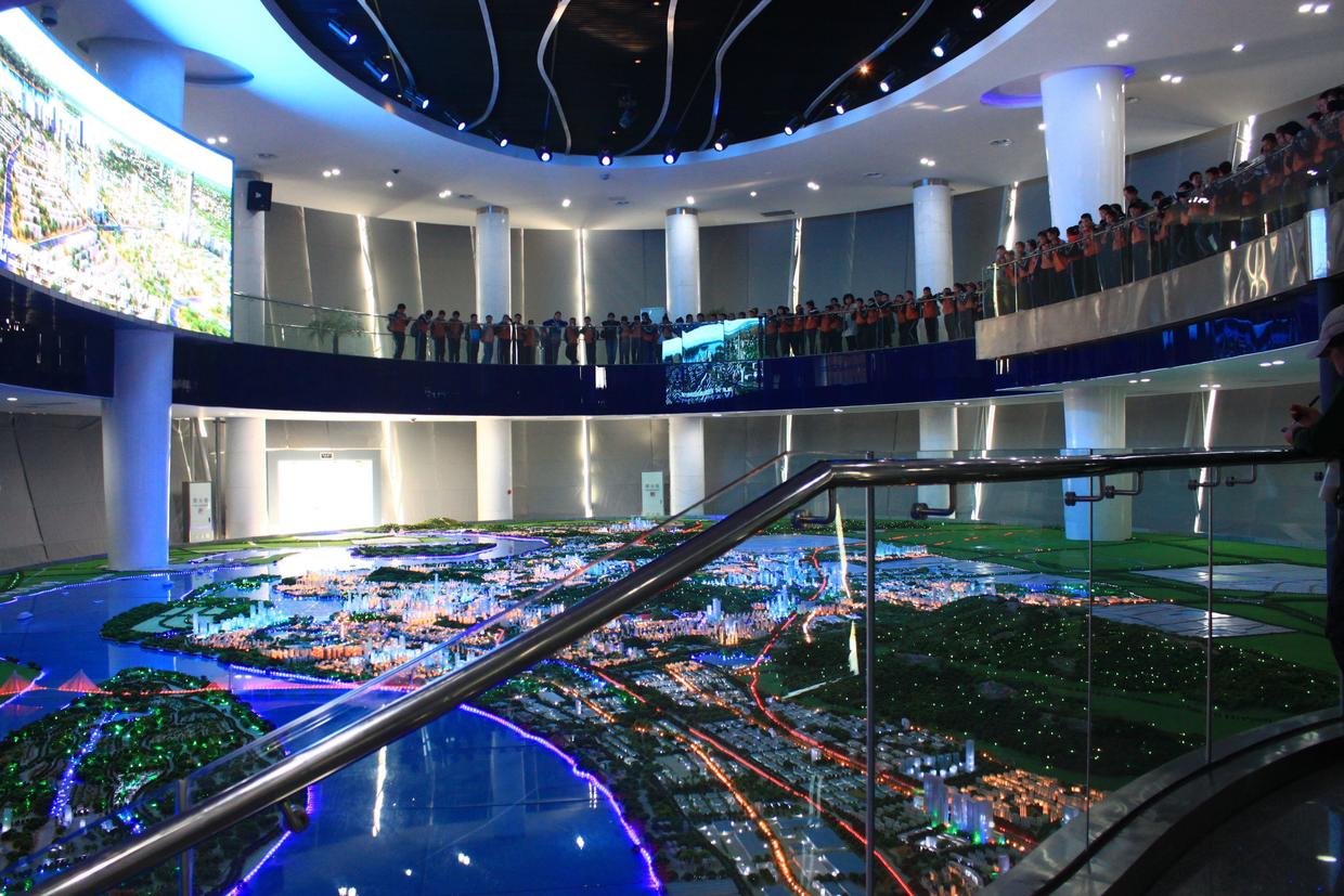 多媒體數字沙盤插圖