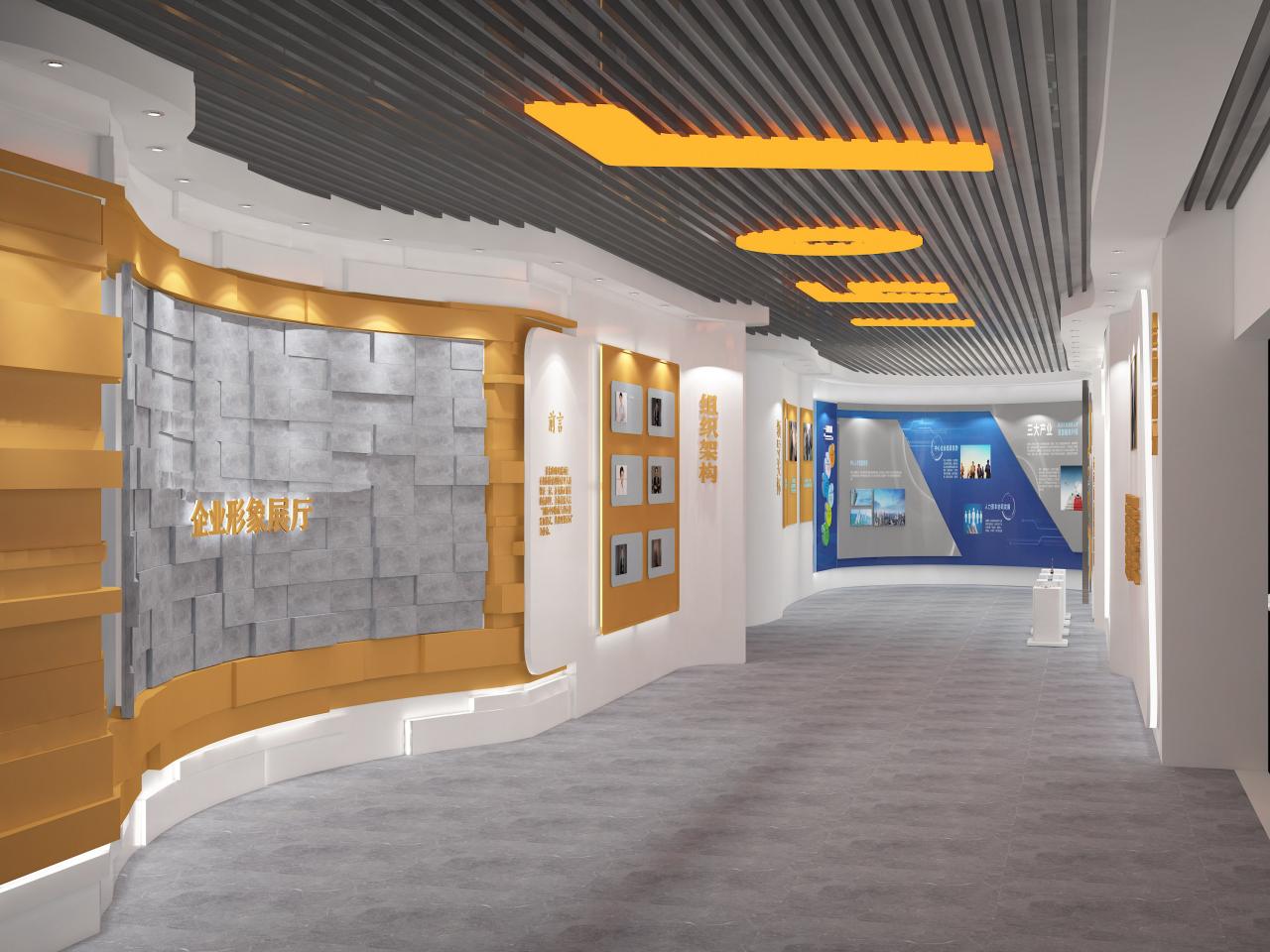 如何設計企業(yè)形象展廳?插圖(1) 企業(yè)形象展廳設計